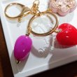 画像3: ハンドメイド　キーホルダー　ピンク　ハート (3)