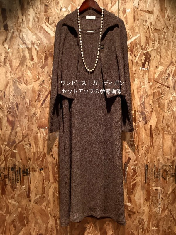 画像6: 丸めてもシワにならない　シックな色味が大人な　ロングワンピース　アンダードレス付き (6)