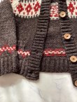 画像2: オードリーアンドジョンワッド　ざっくり編み　ニットカーディガン (2)