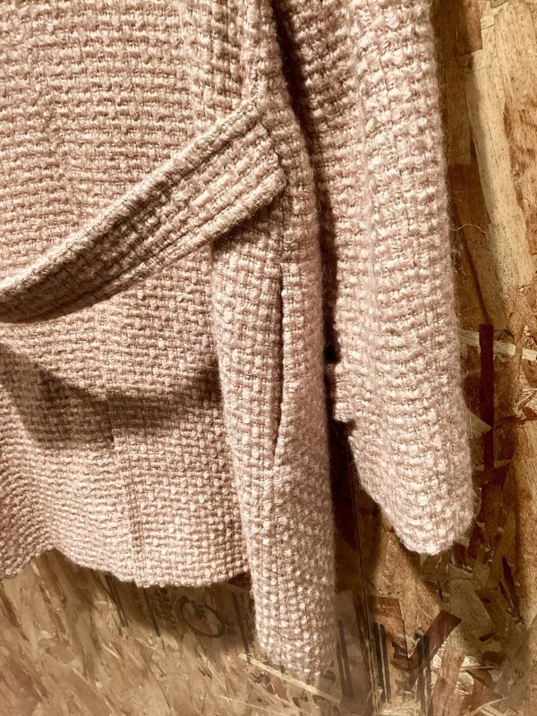 画像5: お上品コーデが完成するコート　GREEN LABEL RELAXING　くすみピンク　ツイード　ハーフコート (5)